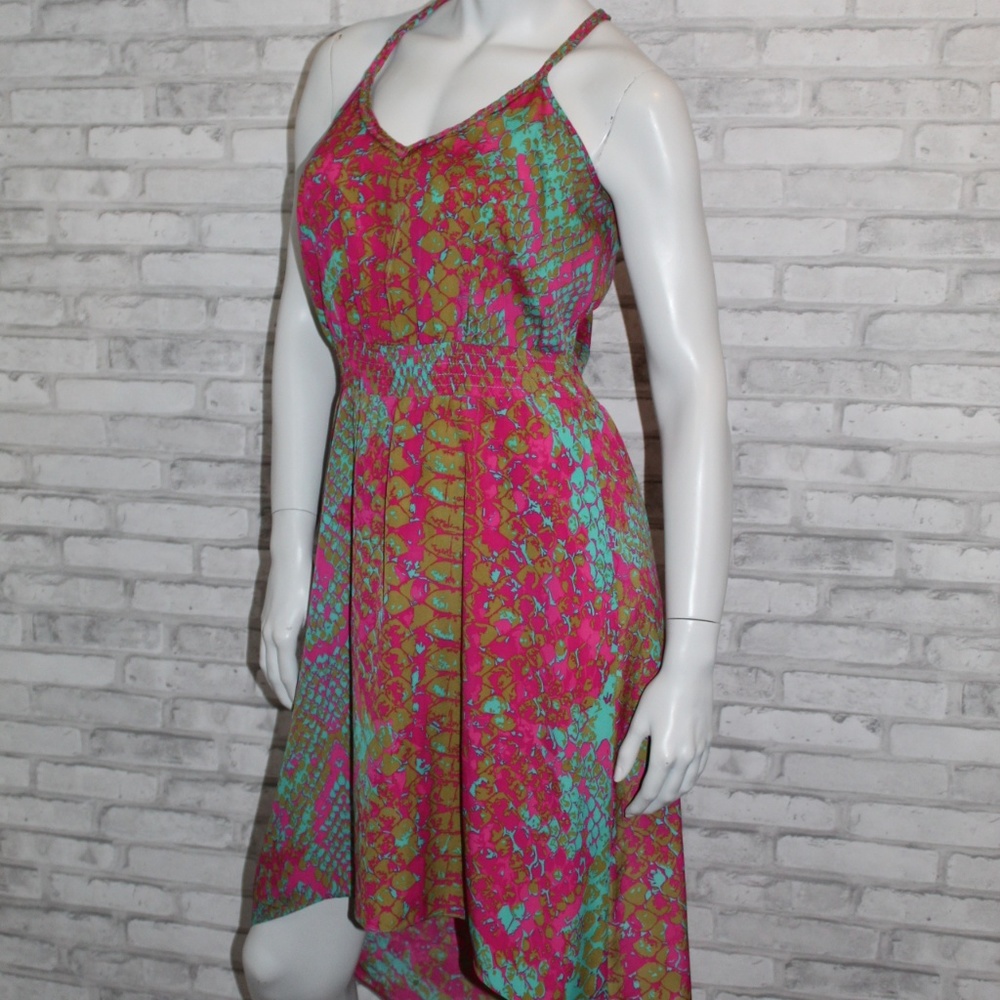 Charlie Jade Sexy Dress Snakeskin Women's SMALL S